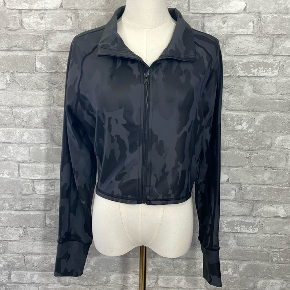 Mono B Camo Cropped Jacket